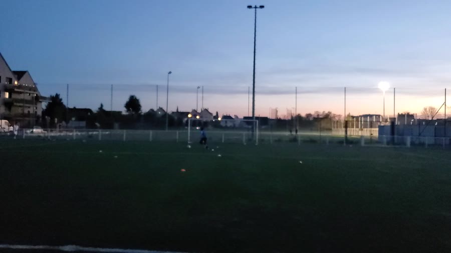 Crépuscule au stade